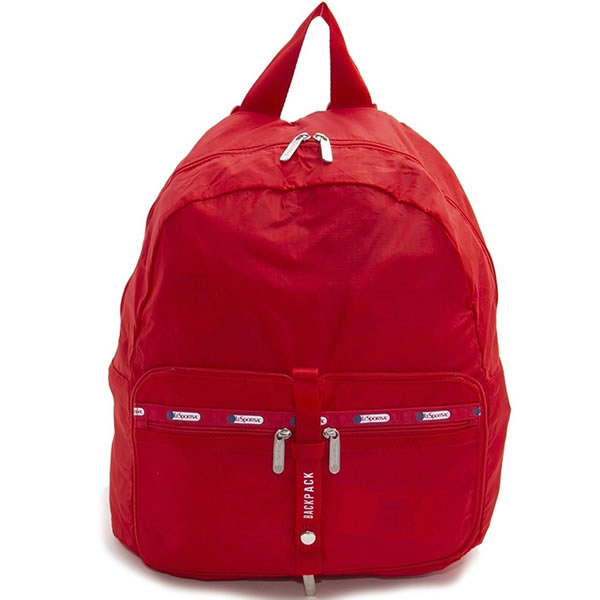 LeSportsac レスポートサック 3552-F696 レディース リュック バックパック TRAVEL PKABLE BACKPACK HERITAGE SCARLET