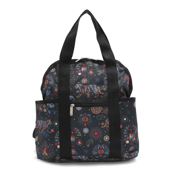 LeSportsac レスポートサック 2442 E476 レディース バックパック リュックサック ハンドバッグ DOUBLE TROUBLE BACKPACK BRIGHT FORTUNE