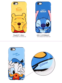 iPhone6SiPhone6SPLUSiPhone6iPhone6PLUSケースディズニーPLUSケースアイフォン6Sアイフォン66Sカバーバンパーキャラクターミッキーミニードナルドデイジープーさんスティッチミッキーマウスミニーマウスドナルドダックデイジーダックスマホケース