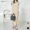 CHAN ME チャンミ 配色ワンピ レディース 25春夏 セルフカット 全3色 M/L/LL