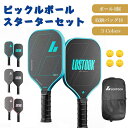 ピックルボール パドル セット 軽量 ラケット×2個 ボール×4個 収納バッグ付き 初心者 家族 カップル アウトドア レジャー スポーツ トレーニング フィットネス 耐久性 練習用