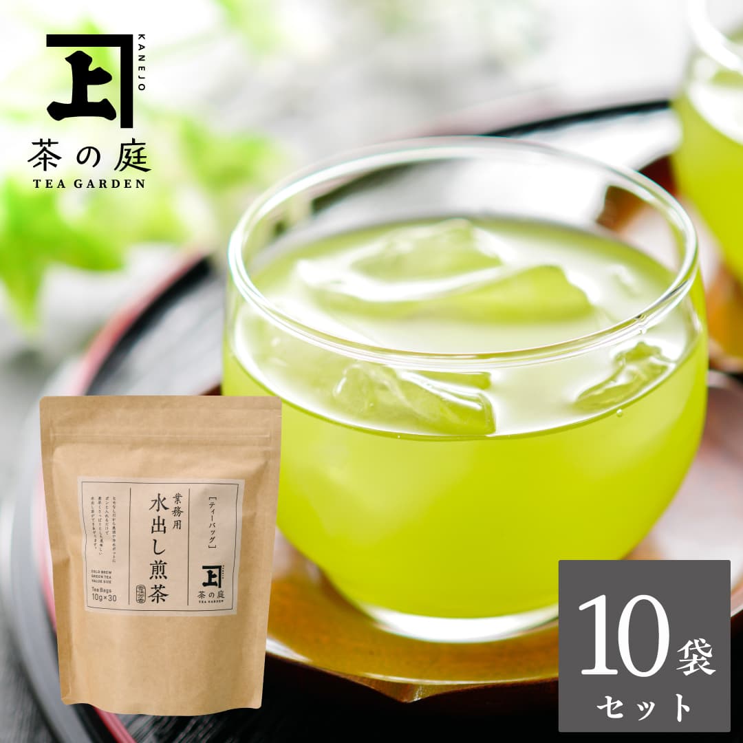 業務用 水出し煎茶 10袋セット お茶 深蒸し茶 掛川茶 静岡茶 日本茶 一番茶 高級茶 高級 煎茶 緑茶 テ..