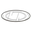 SHARP 純正品 オーブンレンジ用 丸皿(ガラス製) 3502930219