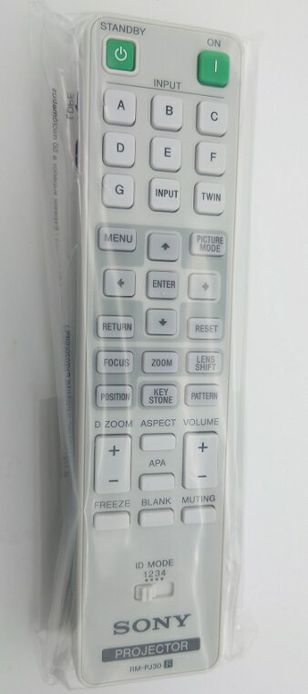 SONY 新品純正 プロジェクター 用リモコン RM-PJ30 149351911