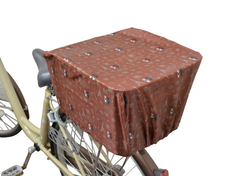 商品説明 雨から大切な荷物を守ります。引ったくり防止にも役立ちます。 サイズ：34×45×高29cm　 素材：本体：ポリエステル100％（ポリウレタンコーティング）リサとガスパ－ルの可愛い絵がプリントされた、自転車の後ろかごカバ－です。雨でも安心の撥水加工です。