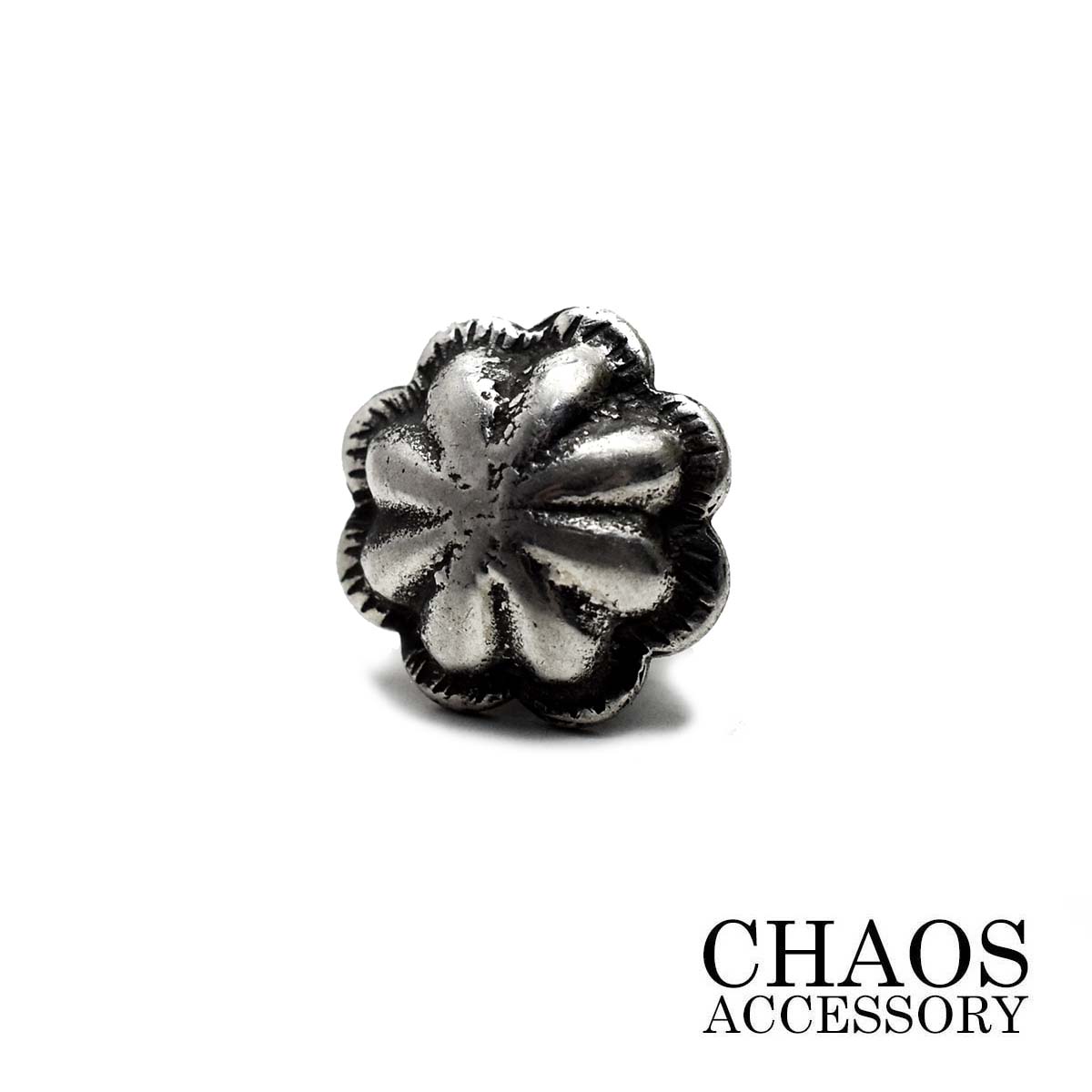 【直径12mm】ナバホ ネイティブアメリカン テイスト アポロ シェル コンチョ 12mm SSサイズ 小型コンチョ 純銀 シルバー925 かわいい かっこいい...