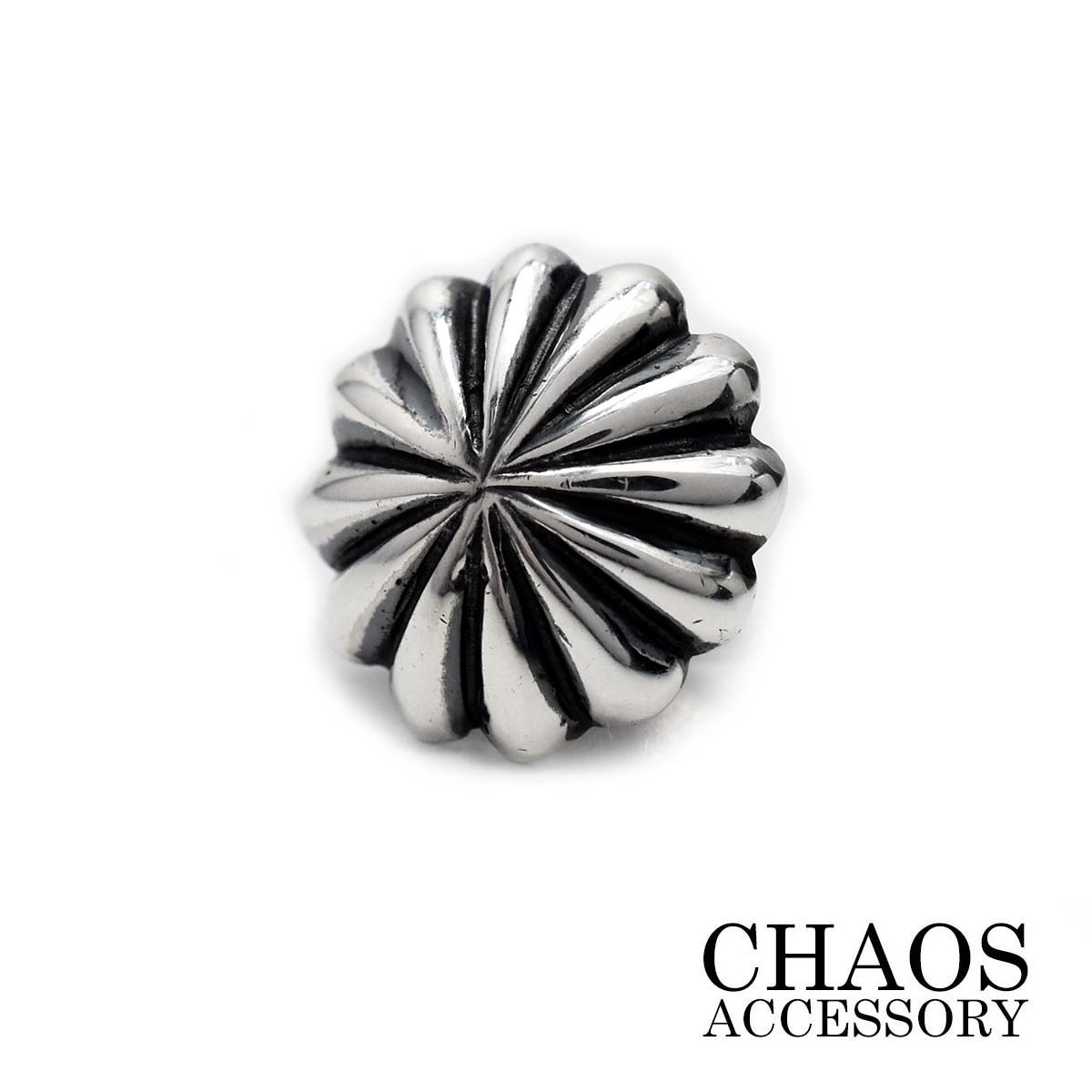 【14mm】シルバーアクセサリー ナバホ ネイティブアメリカン テイスト アポロ シェル ウニ コンチョ Sサイズ 小型 純銀 シルバー925 かわいい かっこ...