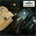 【FUNNY正規取扱店】【iPhone12 miniにも対応】【iPhone SE 5 5s 対応】FUNNY/ファニー/革 携帯電話ケース モバイルケース ≪...