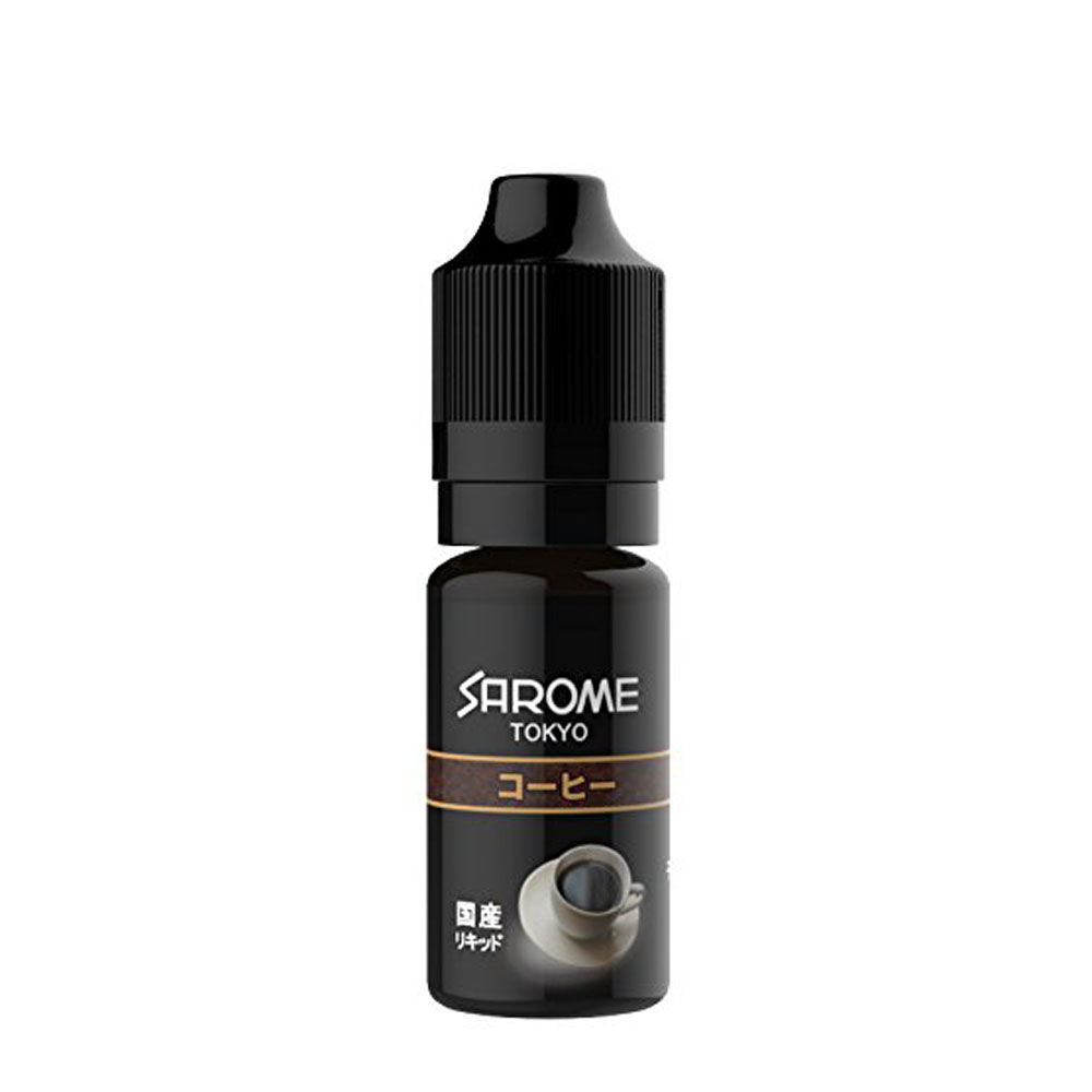 SAROME/サロメ 電子タバコ≪SAROME VAPE 国産リキッド コーヒー ニコチンゼロ 日本製リキッド≫電子たばこ vape liquid/made in Japan/遮光性ボトル入り/メール便対応