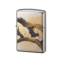 【ZIPPO正規取扱店】【対象商品はインナーケース名入れ無料】ZIPPO 和柄 ≪ZIPPO 電鋳板 鷹(電鋳貼り)≫/ジッポ/ジッポー/誕生日/プレゼント/バイク/バイカー/ラッピング