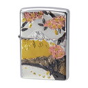 名入れライター・ジッポ 【ZIPPO正規取扱店】【対象商品はインナーケース名入れ無料】ZIPPO 和柄 ≪ZIPPO 電鋳板 富士桜 電鋳貼り≫ ジッポ ジッポー 誕生日 プレゼント バイク バイカー