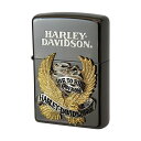 【ZIPPO正規取扱店】【対象商品はインナーケース名入れ無料】HARLEY-DAVIDSON ZIPPO ライター ハーレーダビッドソン HDP-06 ビッグメタル ブラックイオン オイルライター ジッポー 喫煙具 アメリカン バイク バイカー