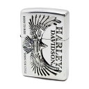 【ZIPPO正規取扱店】【対象商品はインナーケース名入れ無料】HARLEY-DAVIDSON ZIPPO ライター ハーレーダビッドソン HDP-76 フライングイーグルメタル シルバーイブシ オイルライター ジッポー 喫煙具