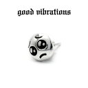 【good vibrations 正規取扱店】【送料無料】シルバーアクセサリー ピアス 片耳 メンズ ブランド グッドバイブレーションズ 顔文字 ぴえん ユニー...