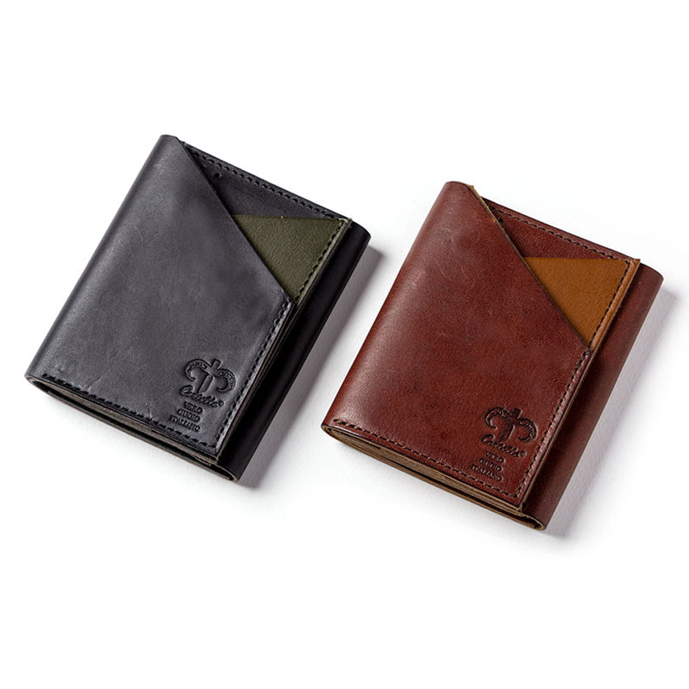 キャッシュレス レザー 財布 ウォレット 日本製 コルテロ TPE-O-002 イタリアンレザー 姫路革 マルチウォレット 多機能財布 ミニ財布 財布