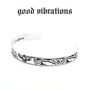 【good vibrations 正規取扱店】【送料無料】シルバーアクセサリー シルバーバングル ブレスレット イーグル ココペリ ネイティブアメリカン グッド...