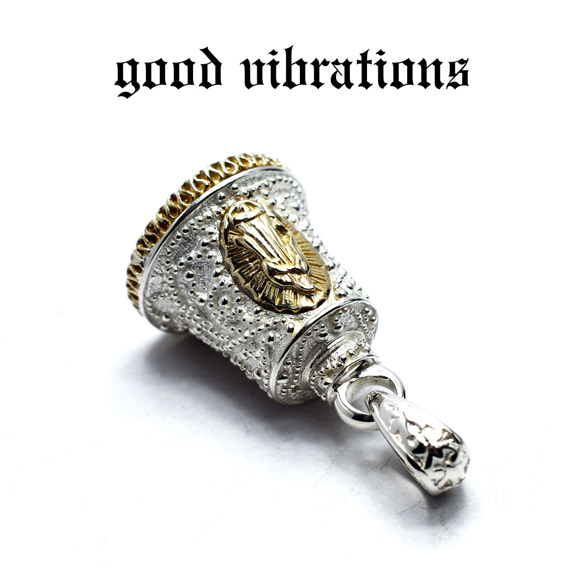 【good vibrations 正規取扱店】【送料無料】シルバーアクセサリー グッドバイブレーションズ グアダルーペの聖母 マリア メキシカン ベル チャーム...