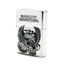 【ZIPPO正規取扱店】【対象商品はインナーケース名入れ無料】即納 ZIPPO ハーレーダビッドソン ジッポー シルバー LIVETORIDEメタル ジッポー ...