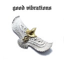 【good vibrations 正規取扱店】【送料無料】シルバーアクセサリー グッドバイブレーションズ 特大 アラベスク イーグル ナジャ ペンダントトップ ...