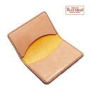 【THE FLAT HEAD 正規取扱店】【当店のみ取り扱い】薄型 カードケース スリム メンズ 本革 名刺入れ ブランド パスケース フラットヘッド 多脂革 ナチュラル タン ヌメ革 サドルレザー VC-01 FN-C4C1-4