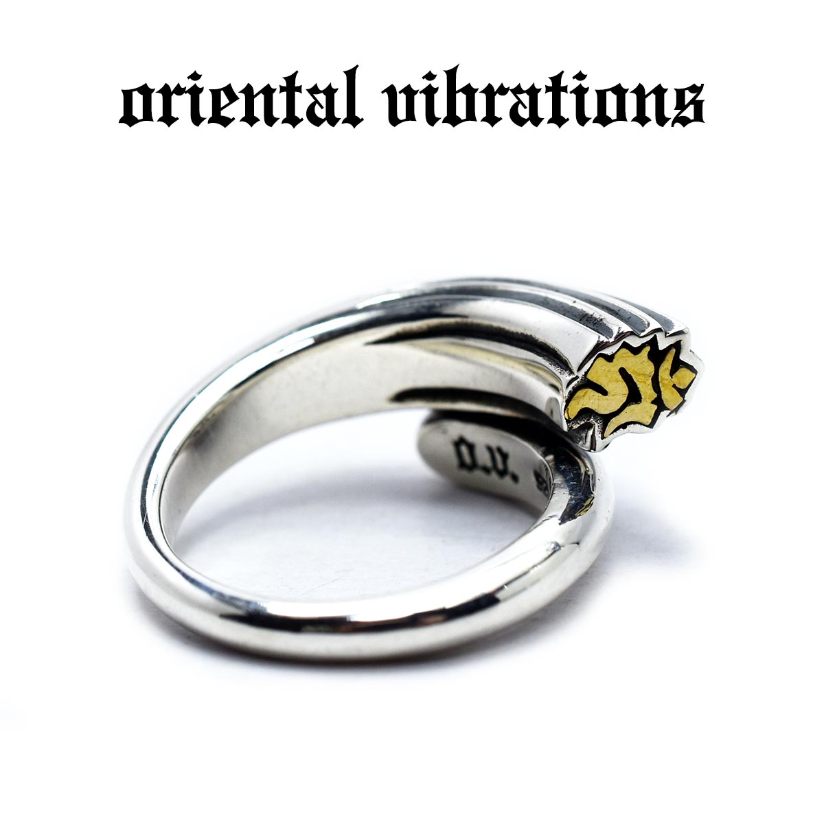 【oriental vibrations 正規取扱店】【送料無料】シルバーアクセサリー メンズ 指輪 オリエンタルバイブレーションズ 和柄 梵字 カーン 不動明王 とり 酉年 シルバーリング フリーサイズ 13～21号 スターリング シルバー 925 純銀