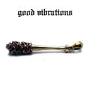 【good vibrations 正規取扱店】【別注 限定】【送料無料】アクセサリー メンズ グッドバイブレーションズ ブラス × カッパー 救世主 ニーガン ルシール オマージュ 有刺鉄線バット チャーム ペンダントトップ 真鍮 銅