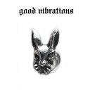【good vibrations 正規取扱店】【送料無料】シルバーアクセサリー ピアス 片耳 メンズ ブランド グッドバイブレーションズ うさぎ ウサギ 兎 ラ...