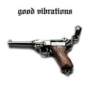 【good vibrations 正規取扱店】【別注 限定】【送料無料】シルバーアクセサリー メンズ グッドバイブレーションズ シルバー925 × カッパー 自動拳銃 ルガーP08 モチーフ チャーム ペンダントトップ 尺取虫 9mmパラベラム弾