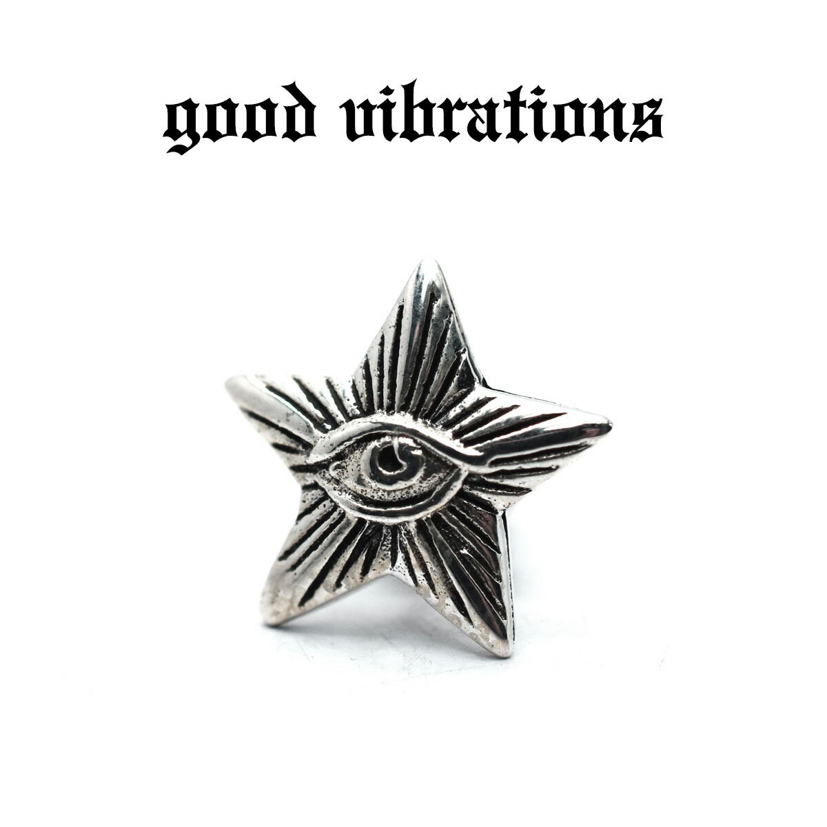 【good vibrations 正規取扱店】【送料無料】シルバーアクセサリー ピアス 片耳 メンズ ブランド グッ..