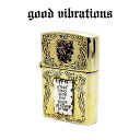 【good vibrations 正規取扱店】オイルライター ZIPPO型 グッドバイブレーション 真鍮無垢 ソリッド加工 七つの大罪/Seven deadly sins..