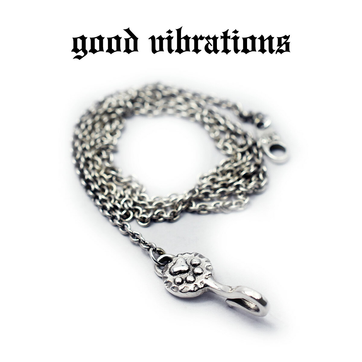 【good vibrations 正規取扱店】【送料無料】シルバーアクセサリー ネックレス チェーン キャット 猫 肉球 シルバー925 48cm グッドバイブレーションズ レディースネックレス ジュエリー おすすめ 猫モチーフ 猫雑貨 猫好き かわいい 女性