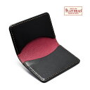 【THE FLAT HEAD 正規取扱店】【当店のみ取り扱い】薄型 カードケース スリム メンズ 本革 名刺入れ ブランド パスケース フラットヘッド 多脂革 ブラック ヌメ革 サドルレザー VC-01 FN-C4C1-4