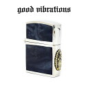 【good vibrations 正規取扱店】オイルライター ZIPPO型 カオス別注 シルバー925ケースライター≪重厚 純銀製 スターリングシルバー スタビ...