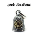 【good vibrations 正規取扱店】【送料無料】シルバーアクセサリー グッドバイブレーションズ プロビデンスの目 ベル ペンダントトップ フリーメイソン スターリングシルバー 純銀 925 ブラス 真鍮