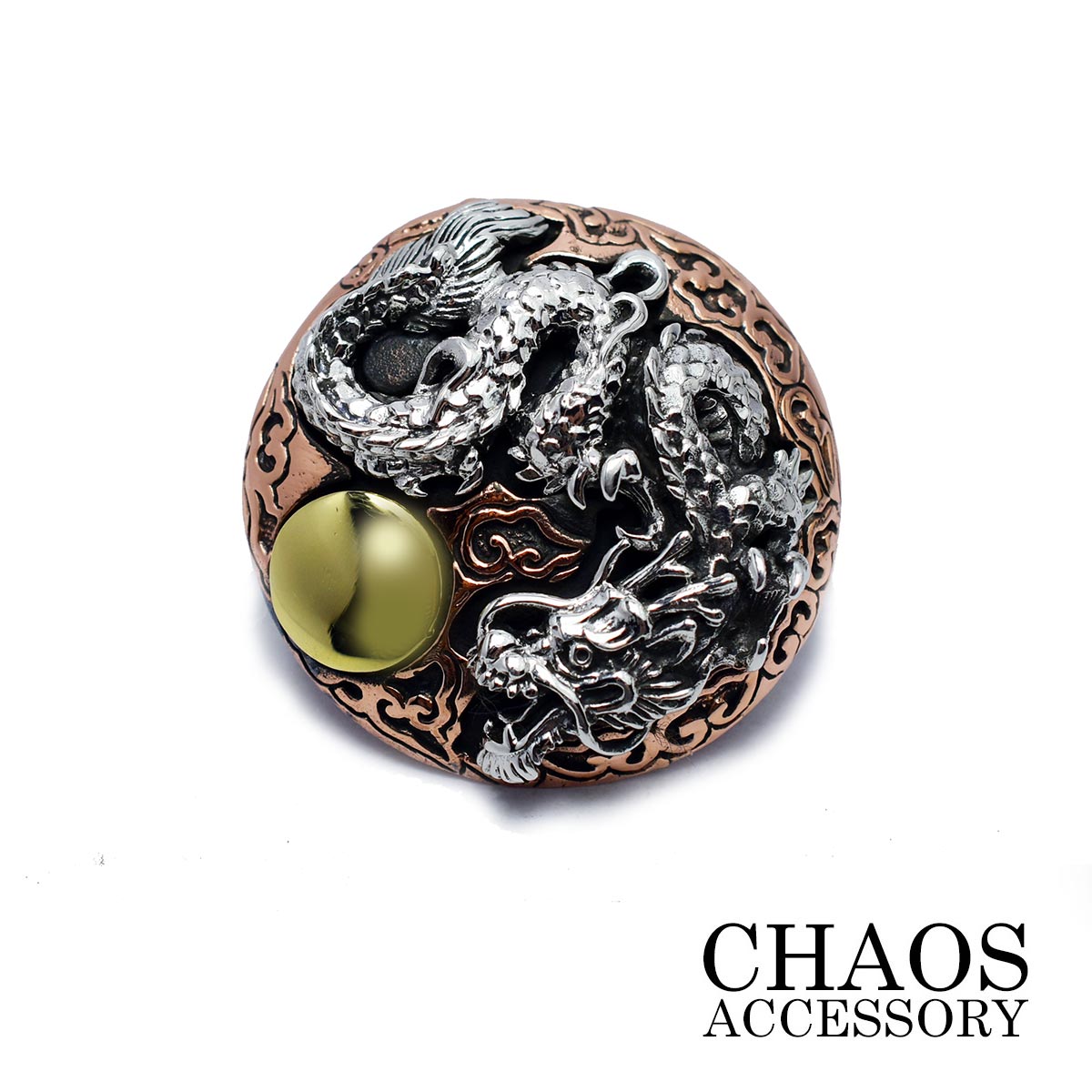 【シルバーコンチョ】 シルバーコンチョ 【満月】【昇龍】【 Silver925 】【真鍮ブラス】【銅】国産高級スクリュー使用【 レザーウォレット専門店 】【和柄...