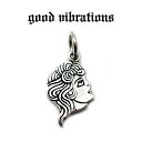 【good vibrations 正規取扱店】【送料無料】グッドバイブレーションズ オールドスクール タトゥー モチーフ チャーム ペンダントトップ スターリングシルバー 純銀 Silver925 ネックレス