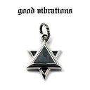 【good vibrations 正規取扱店】【送料無料】シルバーアクセサリー グッドバイブレーションズ 六芒星 ダビデの星 リアルカラーウッド 天然木 チャー...
