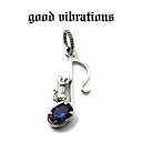【good vibrations 正規取扱店】【送料無料】シルバーアクセサリー グッドバイブレーションズ 音楽 楽器 ミュージック オーディオ 音符 キャット ...