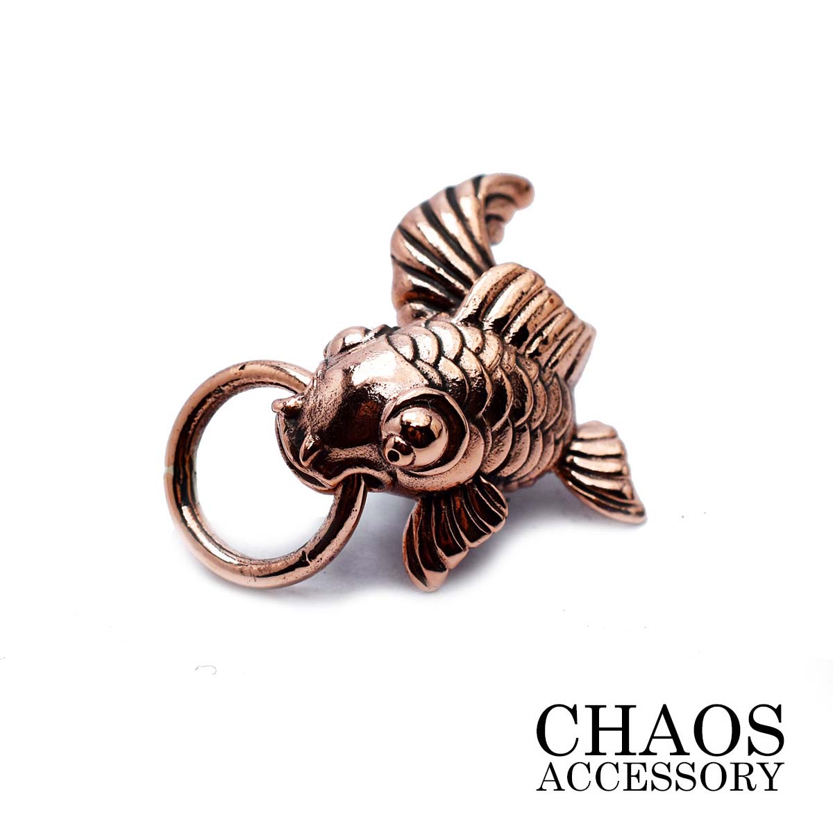 コンチョ/ドロップハンドル≪鯉の滝登り　跳鯉　 Lサイズ≫銅製/カッパー/コッパー/Copper/国産高級スク..