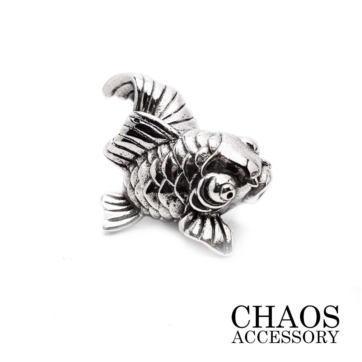 コンチョ≪鯉の滝登り 跳鯉 Sサイズ≫シルバーコンチョ/Silver925/国産高級スクリュー使用【 レザーウォレット専門店 】【メール便可】