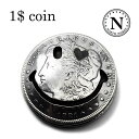 ■商品説明 ■メーカー名：NORTH WORKS　【ノースワークス　オリジナル】■品名：モルガン　コインコンチョ　VINTAGE 1$ MORGAN SILVER COIN■カラー/素材：Silver900 ■サイズ：本体 / 38mm ■...