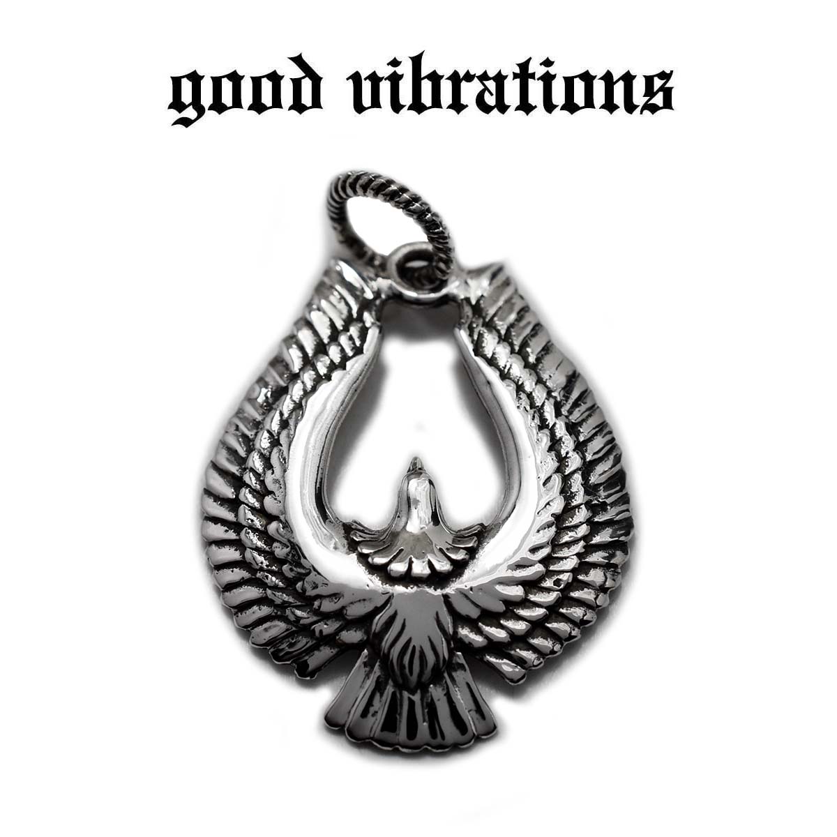 【good vibrations 正規取扱店】【当店 限定 別注】シルバーアクセサリー グッドバイブ ...