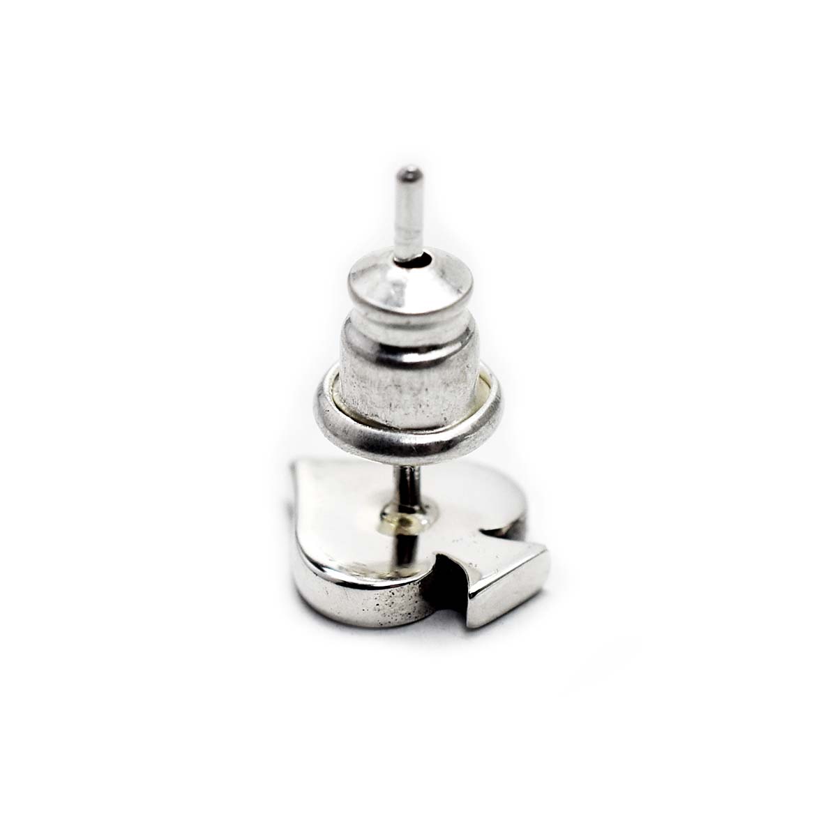 【good vibrations 正規取扱店】【送料無料】シルバーアクセサリー ピアス 片耳 メンズ ブランド グッドバイブレーションズ クラッシュターコイズ 天然石 スペードトランプ かわいい レディース ピアス スタッド シルバー 925の商品画像 3