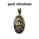 【good vibrations 正規取扱店】シルバーアクセサリー グッドバイブレーションズ グアダルーペの聖母 マリア 天使 十字架 チャーム ペンダントトッ...