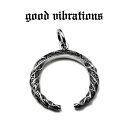 【good vibrations 正規取扱店】【送料無料】グッドバイブレーションズ シルバーアクセサリー サークル ツイスト スパイラル ネイティブアメリカン ...