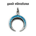 【good vibrations 正規取扱店】グッドバイブレーションズ シルバーアクセサリー クラッシュターコイズ インディアンジュエリー ネイティブアメリカン チャーム ペンダントトップ シルバー925 純銀 アクセサリー