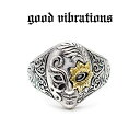 【good vibrations 正規取扱店】【送料無料】シルバーアクセサリー 指輪 シルバー リング グッドバイブレーションズ ヴェネチアンマスク 仮面 ベネ...