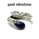 【good vibrations 正規取扱店】【送料無料】シルバーアクセサリー 指輪 シルバー リング メンズ グッドバイブレーションズ ラピスラズリ 天然石 ...