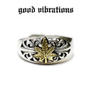 【good vibrations 正規取扱店】シルバーアクセサリー 指輪 メンズ グッドバイブレーションズ シルバーリング アラベスク フィリグリー ゴシック ...