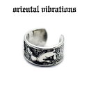 【oriental vibrations 正規取扱店】【送料無料】シルバーアクセサリー イヤーカフ 片耳 穴不要 メンズ ブランド オリエンタルバイブレーションズ 和柄 ウサギ 十五夜 兎 満月 レディース ピアス イヤーカフ スターリング シルバー 925 純銀